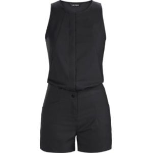 NWT Arc’terx Kyla Romper, Black, size 14